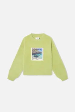 Scuffers Knitwear^Oil #1 Green Knit