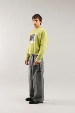 Scuffers Knitwear^Oil #1 Green Knit