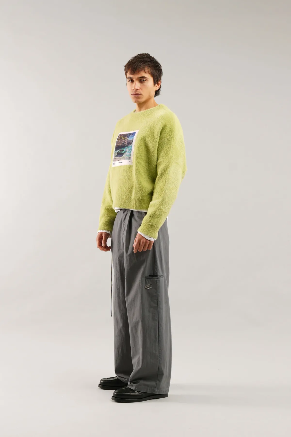 Scuffers Knitwear^Oil #1 Green Knit