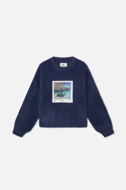 Scuffers Knitwear^Oil #1 Navy Knit