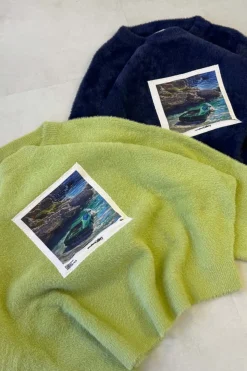 Scuffers Knitwear^Oil #1 Navy Knit