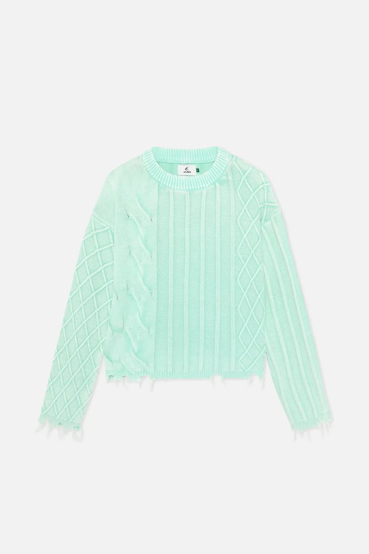 Scuffers Knitwear^Oversized Green Trench Jersey