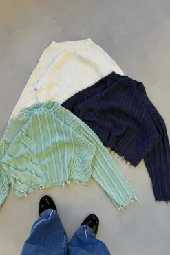 Scuffers Knitwear^Oversized Green Trench Jersey