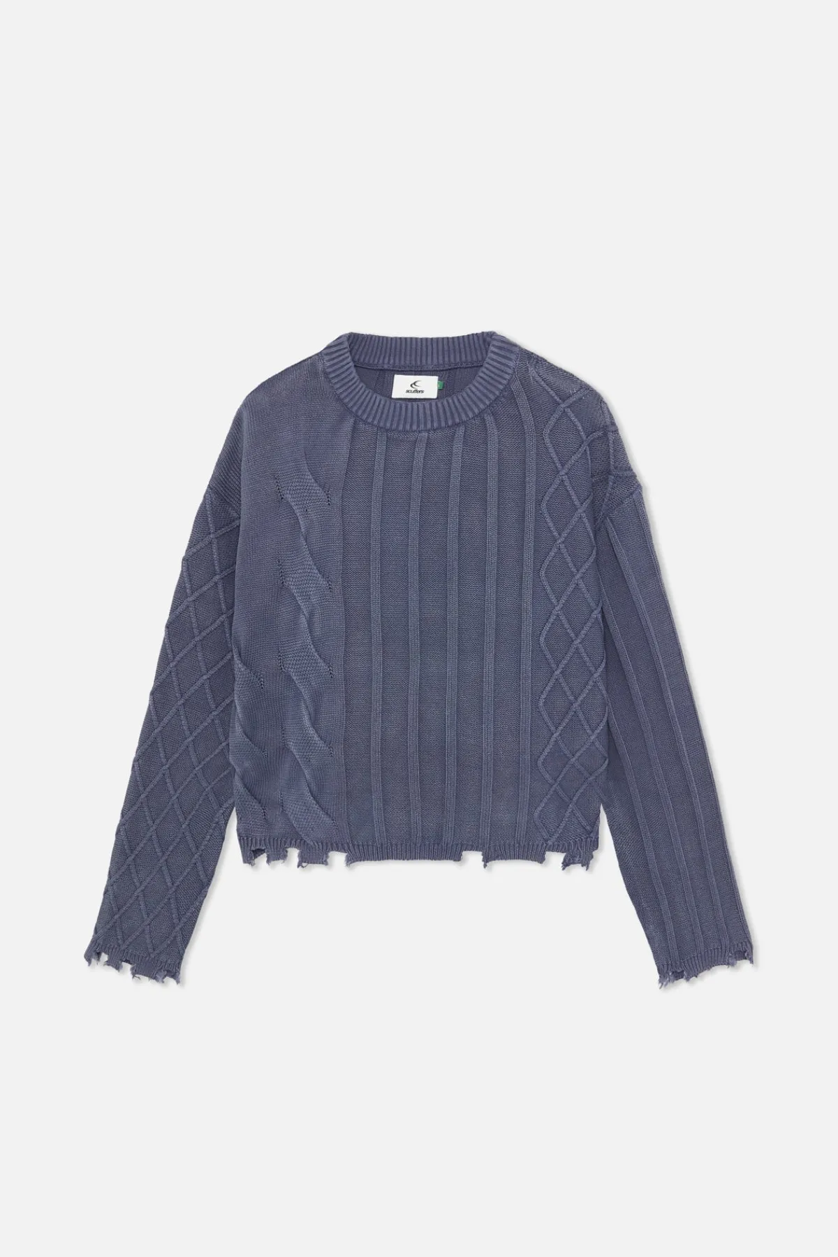 Scuffers Knitwear^Oversized Navy Trench Jersey