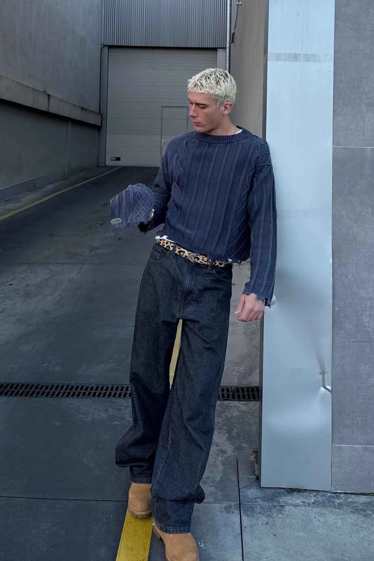 Scuffers Knitwear^Oversized Navy Trench Jersey