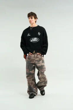 Scuffers Knitwear^Paris Black Jersey