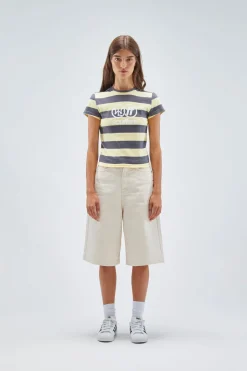Scuffers Tops | T-shirts^Paris Yellow Striped Top