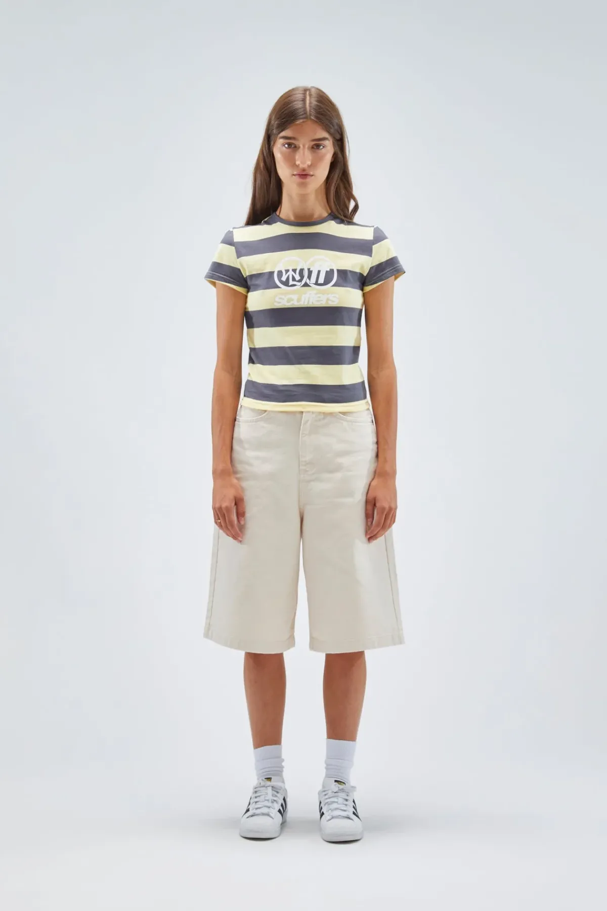 Scuffers Tops | T-shirts^Paris Yellow Striped Top
