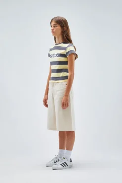 Scuffers Tops | T-shirts^Paris Yellow Striped Top