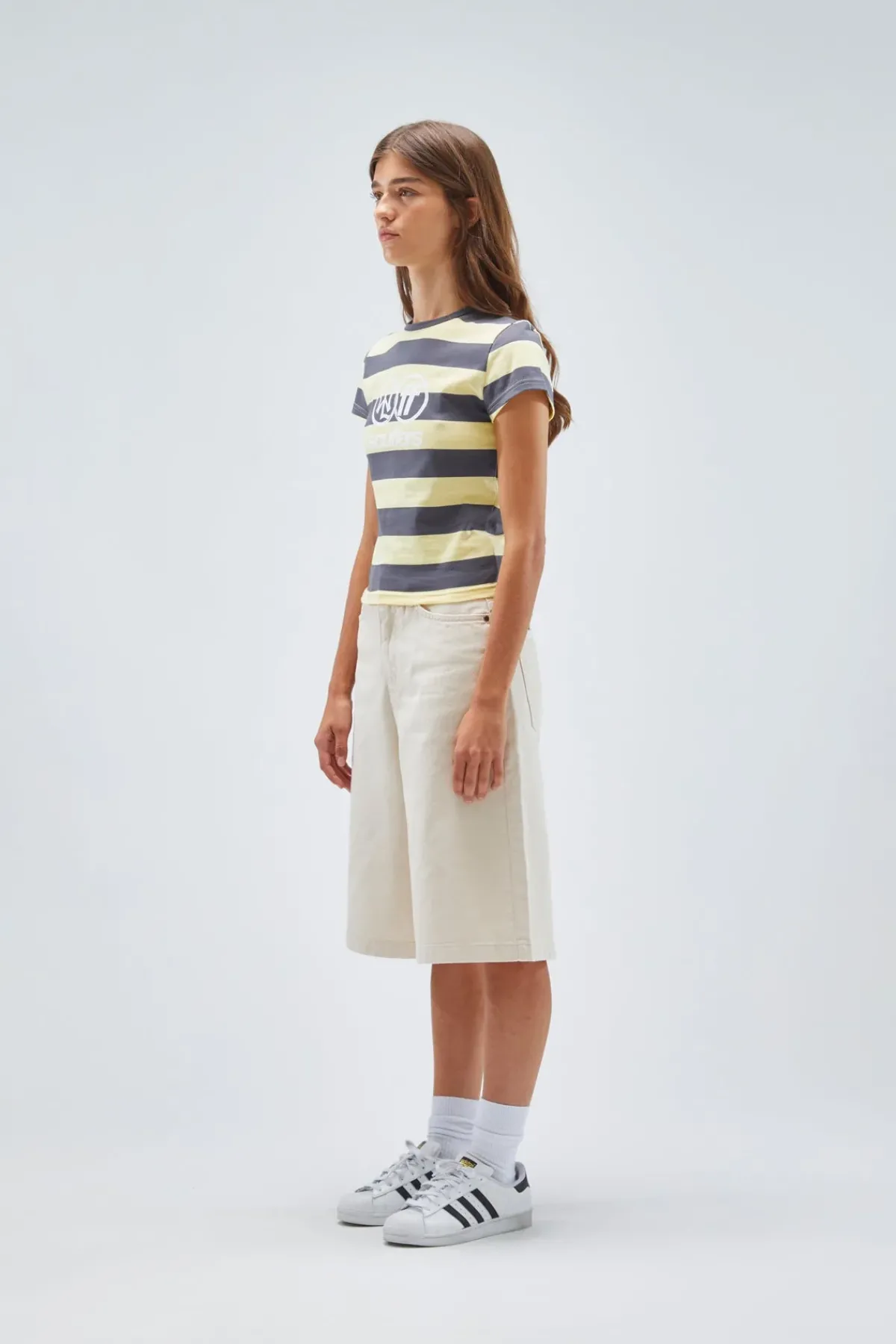 Scuffers Tops | T-shirts^Paris Yellow Striped Top