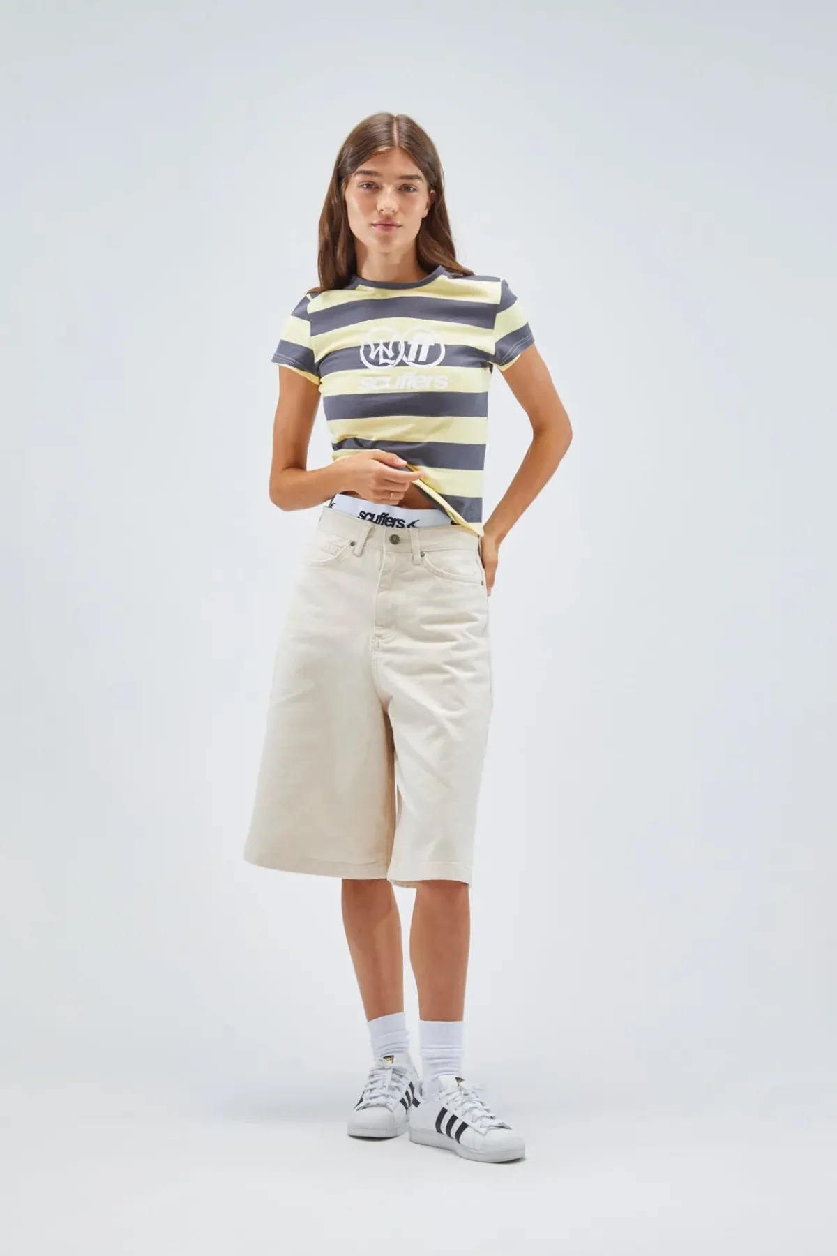 Scuffers Tops | T-shirts^Paris Yellow Striped Top