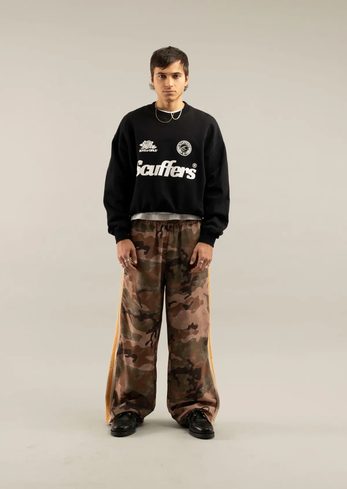 Scuffers Crewneck^Pearl Black Crewneck