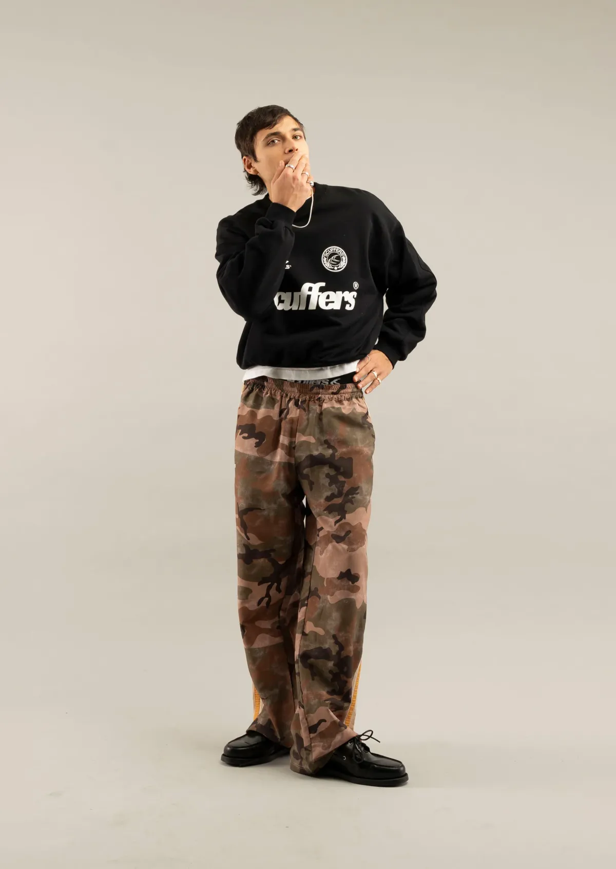Scuffers Crewneck^Pearl Black Crewneck