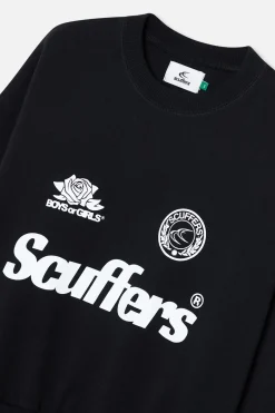 Scuffers Crewneck^Pearl Black Crewneck