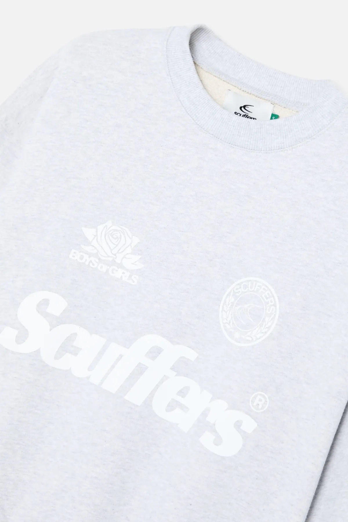 Scuffers Crewneck^Pearl Grey Crewneck