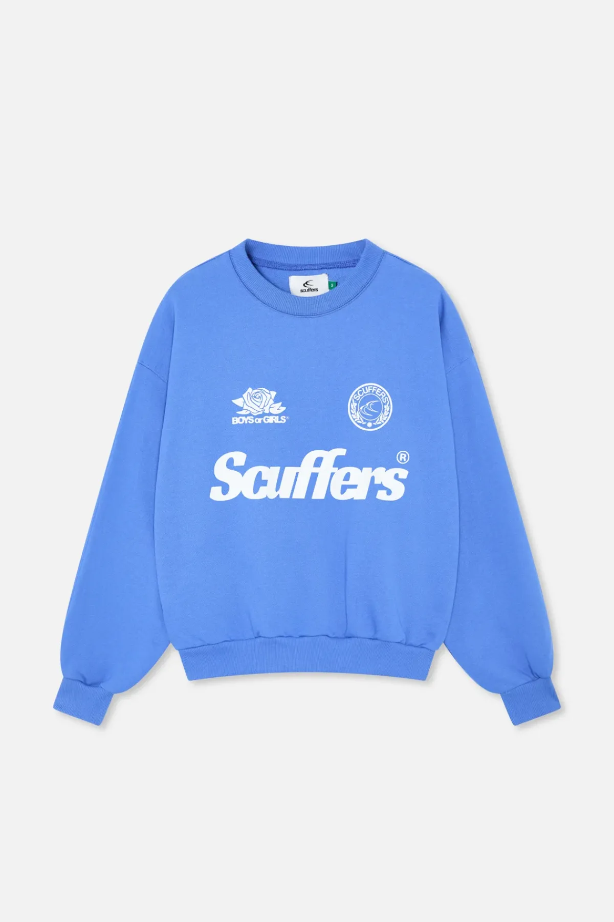 Scuffers Crewneck^Pearl Royal Blue Crewneck