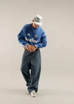 Scuffers Crewneck^Pearl Royal Blue Crewneck
