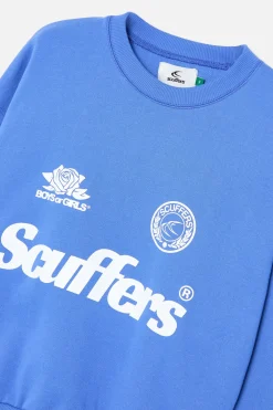 Scuffers Crewneck^Pearl Royal Blue Crewneck