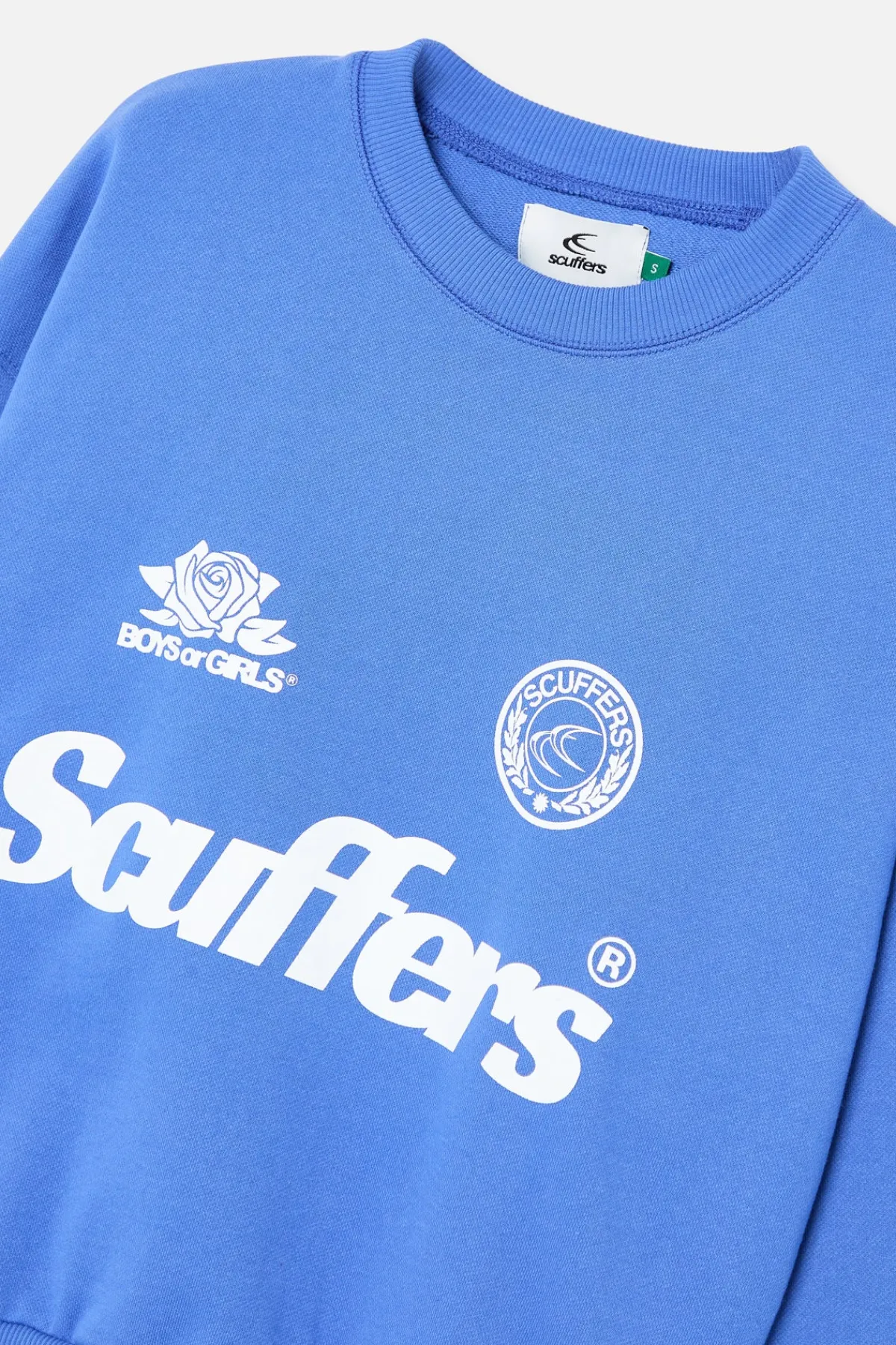Scuffers Crewneck^Pearl Royal Blue Crewneck