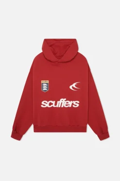 Scuffers Hoodies^Picnic Dark Red Hoodie