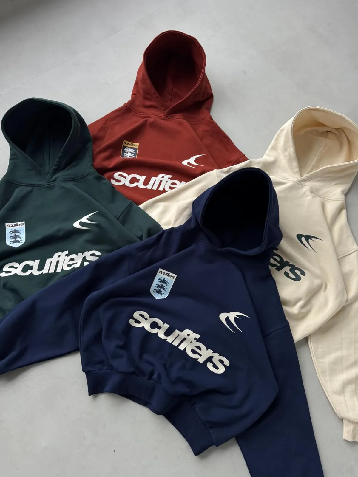 Scuffers Hoodies^Picnic Dark Red Hoodie