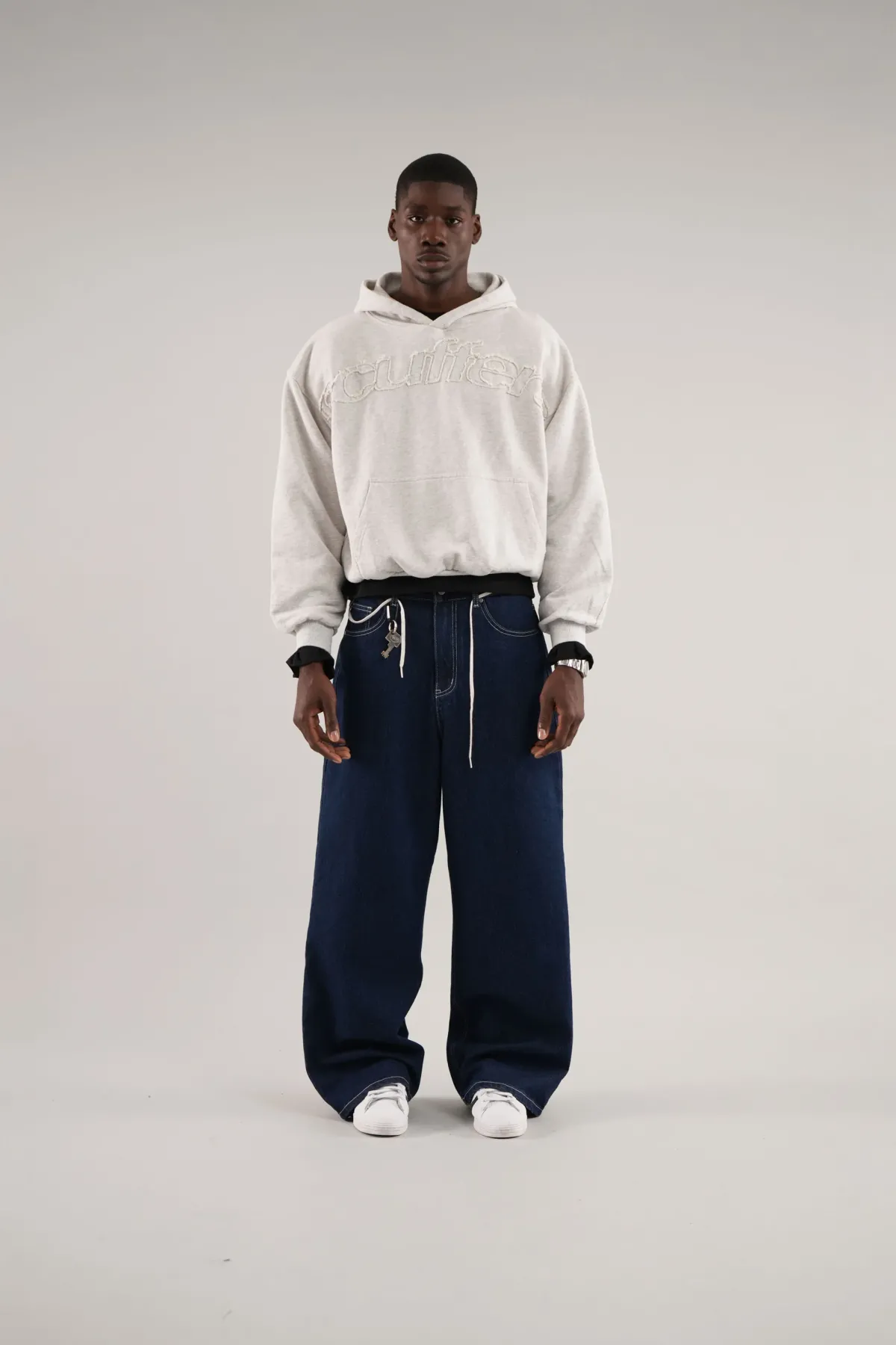 Scuffers Hoodies^Raw Light Grey Hoodie