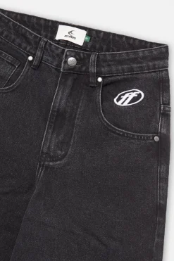 Scuffers Pants & Sweatpants^Ripped Oversized Washed Black Jeans