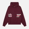 Scuffers Hoodies^Romeo Burgundy Hoodie