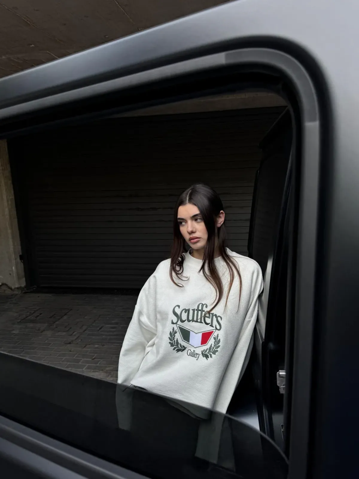 Scuffers Crewneck^Romeo Ecru Sweatshirt