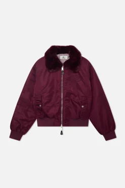 Scuffers Outerwear^SCFF Burgundy Bomber Jacket