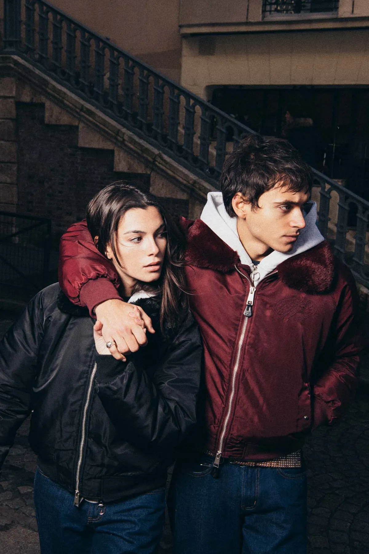 Scuffers Outerwear^SCFF Burgundy Bomber Jacket