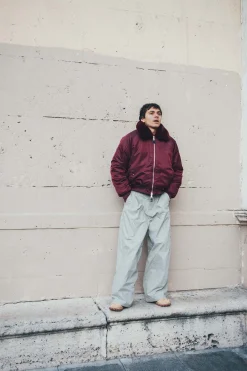 Scuffers Outerwear^SCFF Burgundy Bomber Jacket