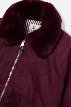 Scuffers Outerwear^SCFF Burgundy Bomber Jacket