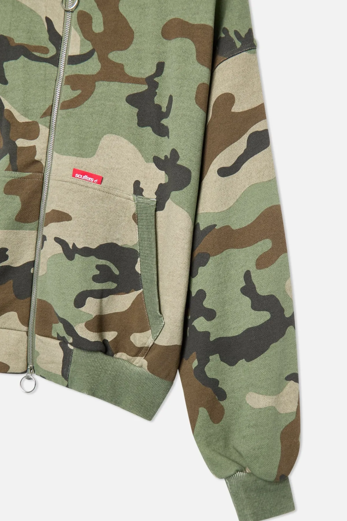 Scuffers Hoodies^SCFF Camo Zipper