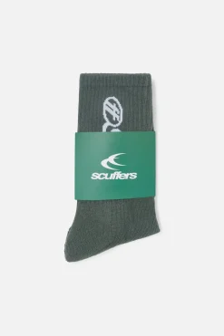 Scuffers Socks^Scff HD Green Socks