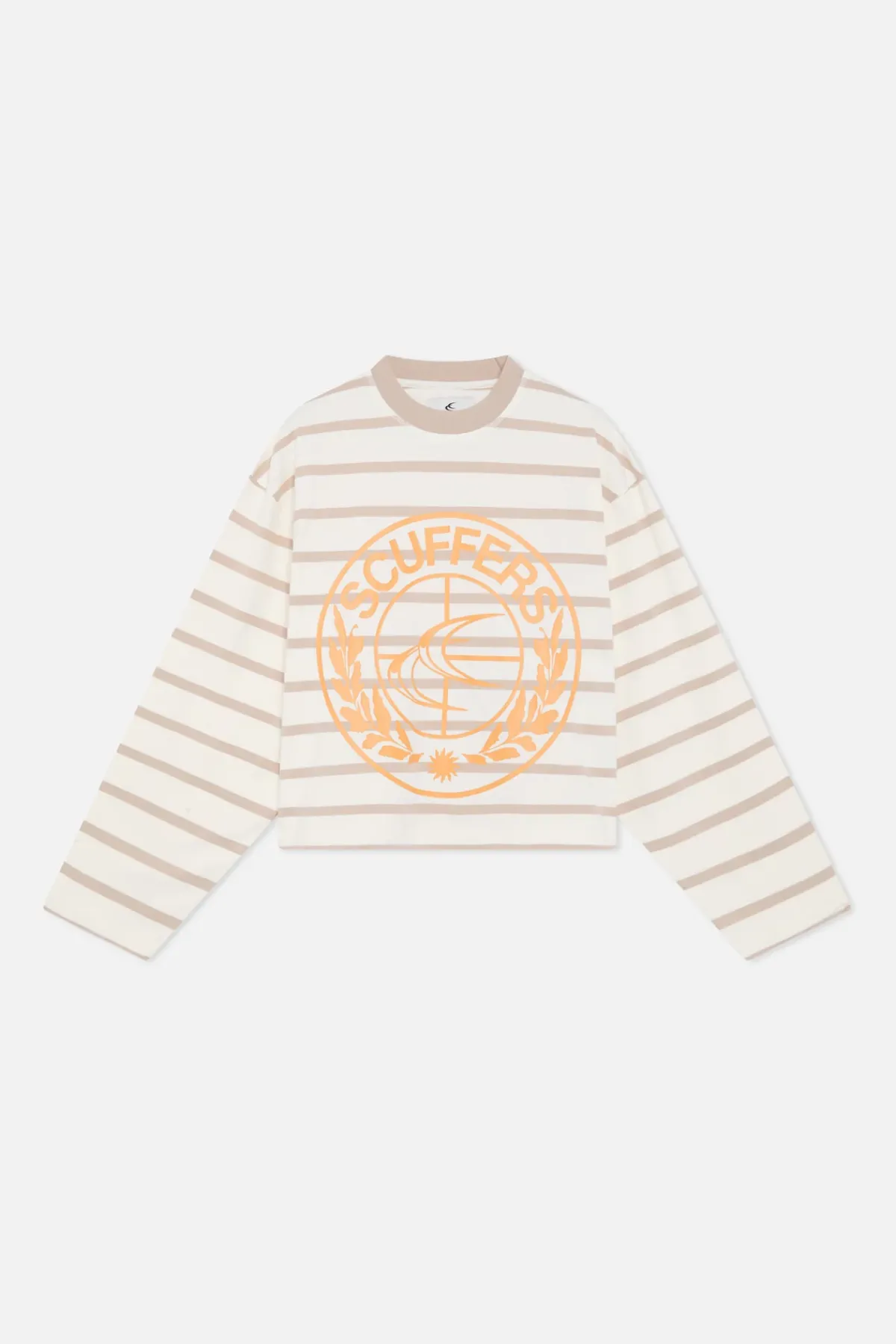 Scuffers Long Sleeves^Shield Brown Striped Longsleeve