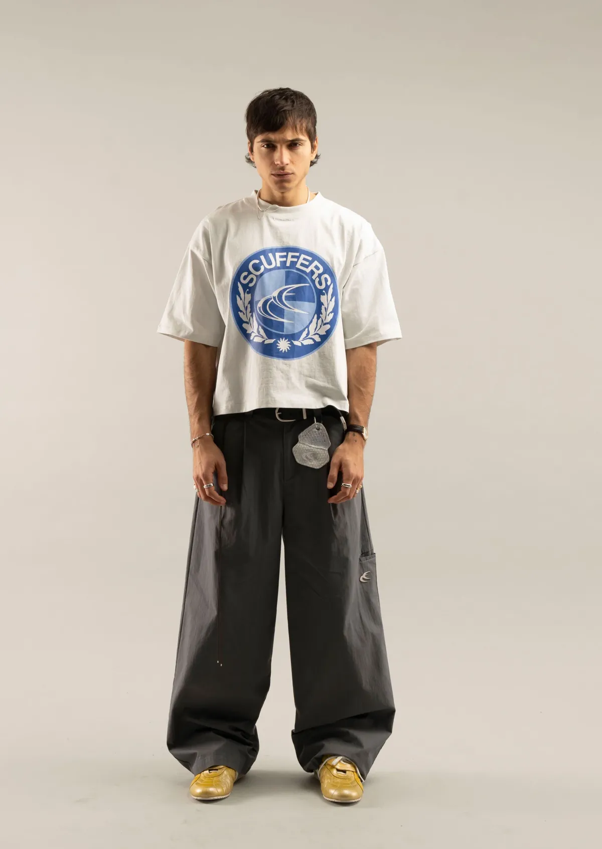 Scuffers T-shirts^Shield Ecru T-Shirt