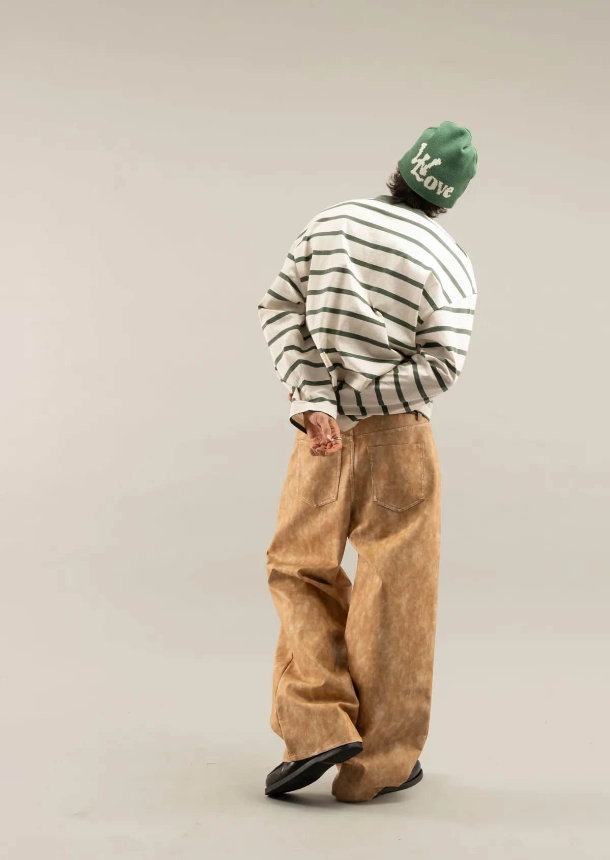 Scuffers Long Sleeves^Shield Green Striped Longsleeve