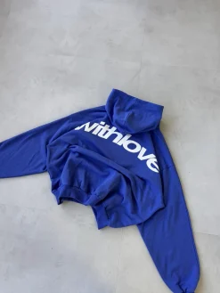 Scuffers Hoodies^Sign Blue Hoodie