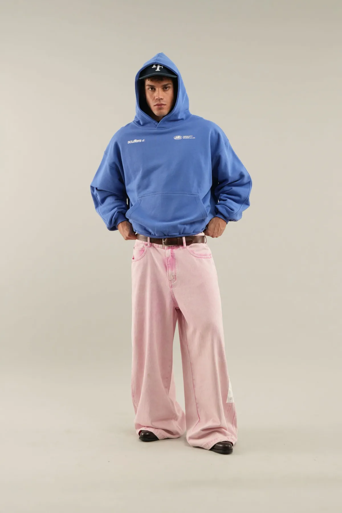 Scuffers Hoodies^Sign Blue Hoodie