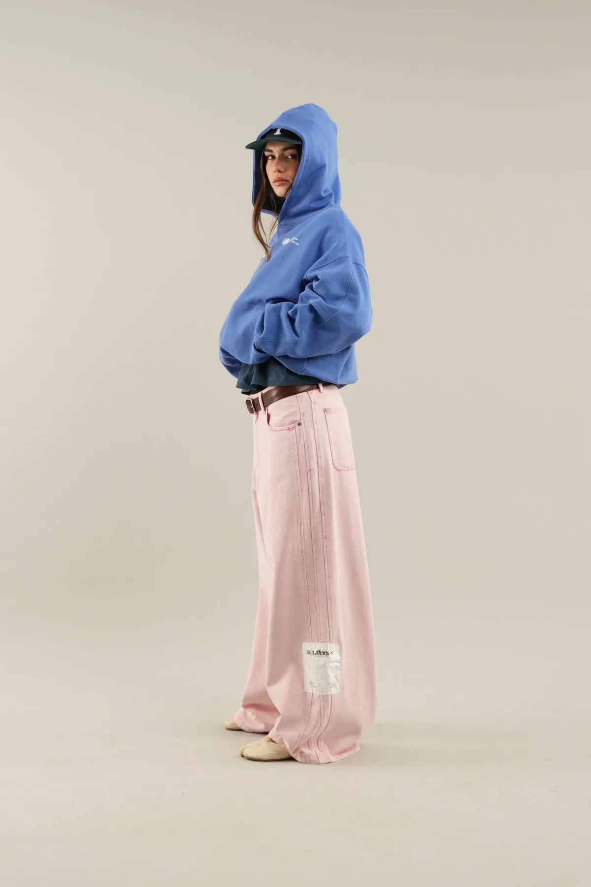 Scuffers Hoodies^Sign Blue Hoodie