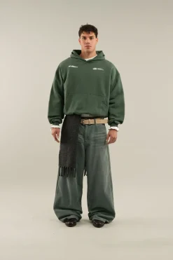 Scuffers Hoodies^Sign Green Hoodie