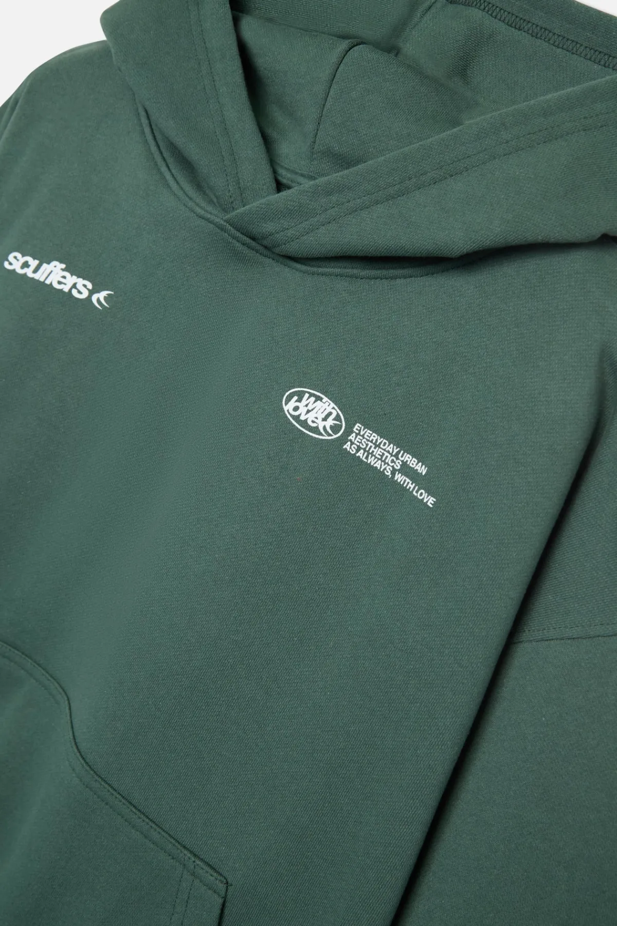 Scuffers Hoodies^Sign Green Hoodie