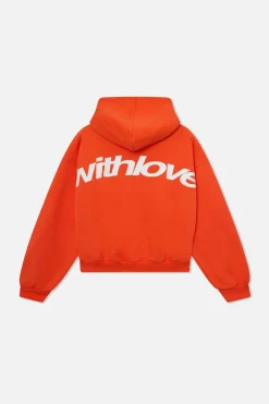 Scuffers Hoodies^Sign Orange Hoodie