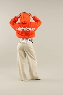 Scuffers Hoodies^Sign Orange Hoodie