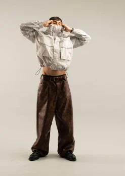 Scuffers Outerwear^Snake Light Grey Windbreaker