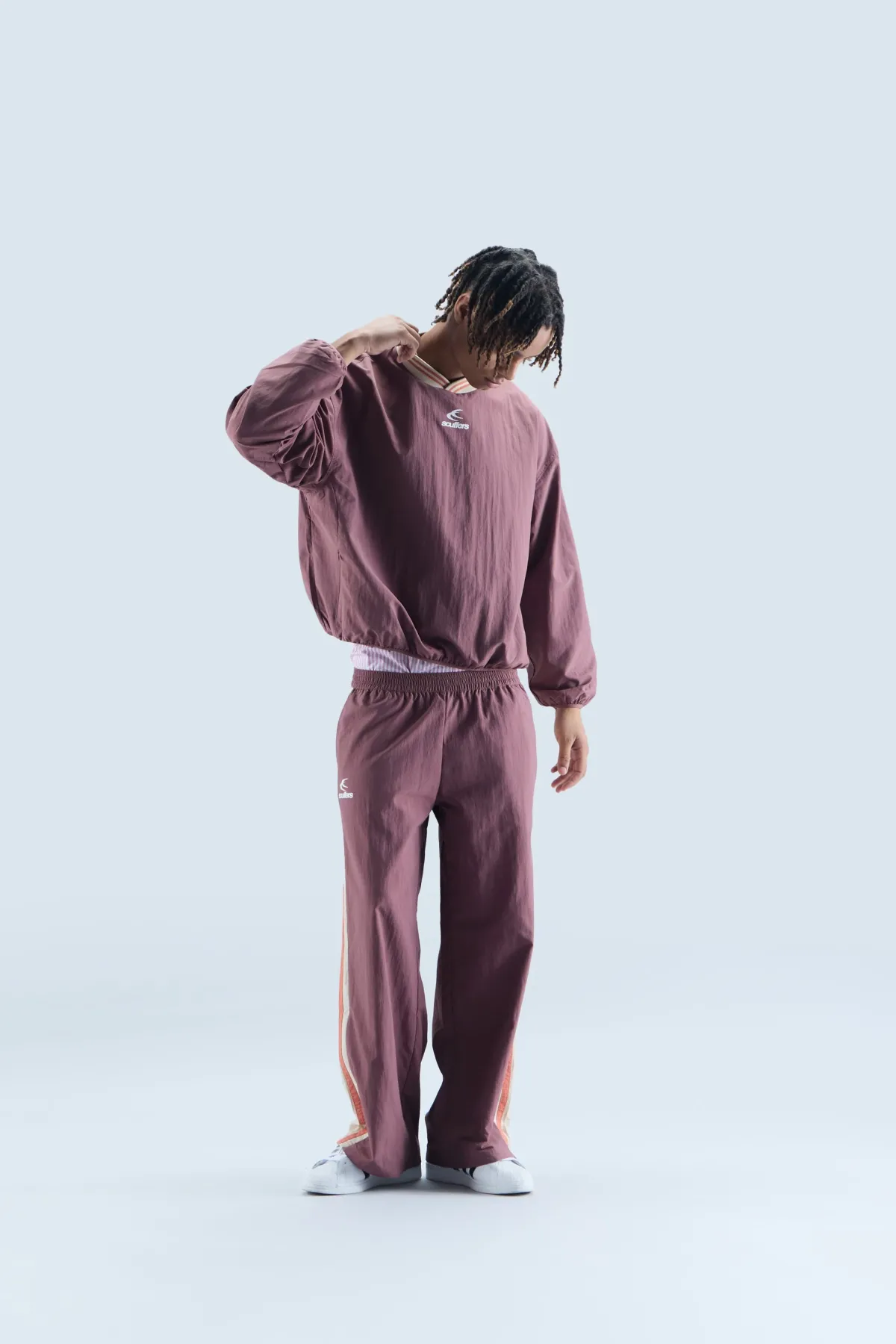 Scuffers Crewneck^Sports Tech Burgundy Crewneck
