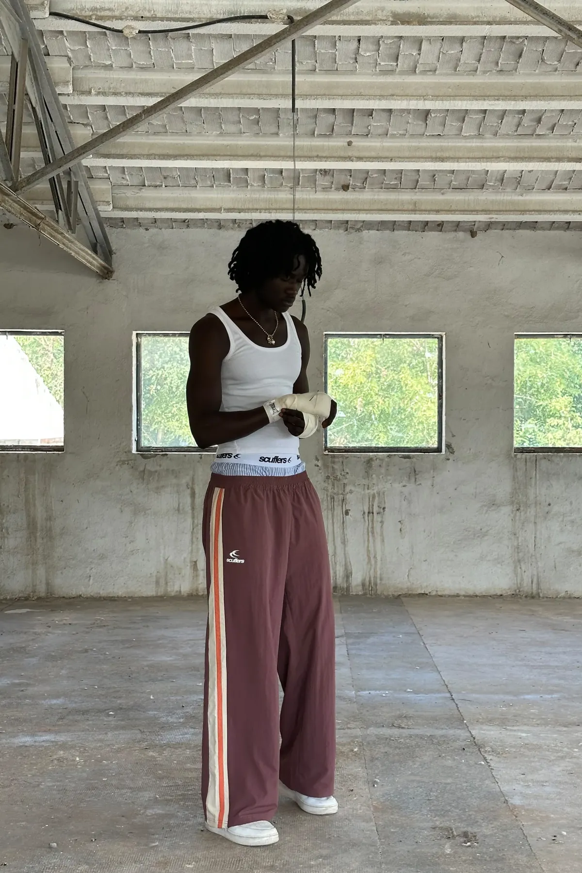 Scuffers Pants & Sweatpants^Sports Tech Burgundy Pants