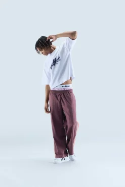 Scuffers Pants & Sweatpants^Sports Tech Burgundy Pants
