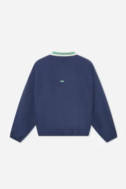 Scuffers Crewneck^Sports Tech Navy & Green Crewneck